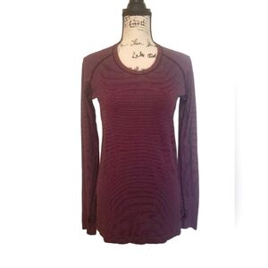 Lululemon | Burgundy Swifty Tech Long Sleeve - Size 10